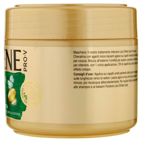 Pantene Pro-V X Moschino Maschera Protezione Cheratina Lisci Effetto Seta 300 ml